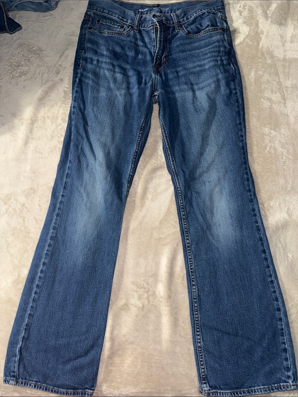 Old Navy Men’s Dark Blue Bootcut Jeans